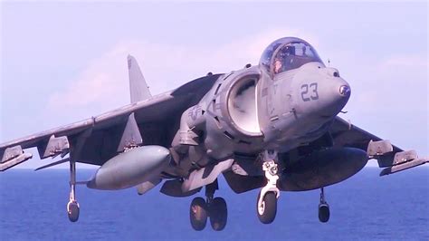 Us Marines Jet That Can Hover Av 8b Harrier Youtube