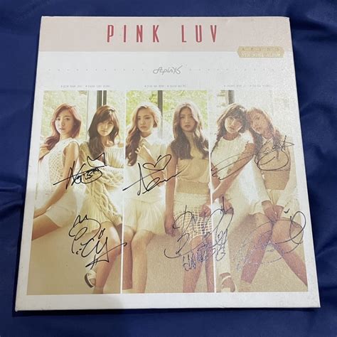 Apink 5th Mini Album Pink Luv Signed Shopee Thailand