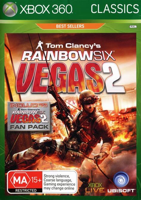 Tom Clancys Rainbow Six Vegas 2 Cover Or Packaging Material Mobygames