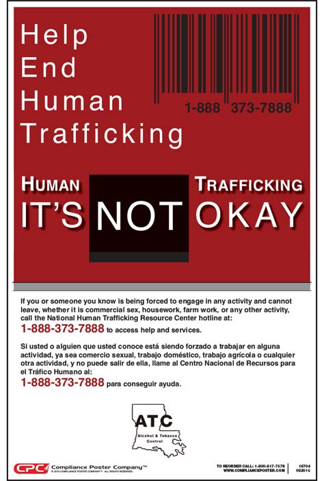 Human Trafficking Poster