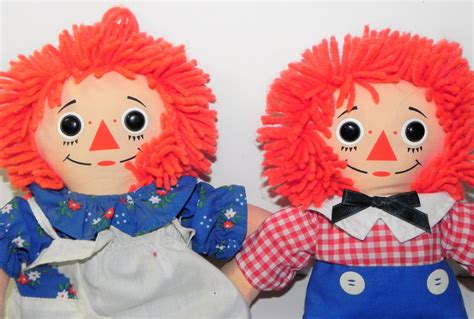 Vintage Hasbro Raggedy Ann And Andy Dolls Etsy Raggedy Ann And Andy Raggedy Ann Raggedy