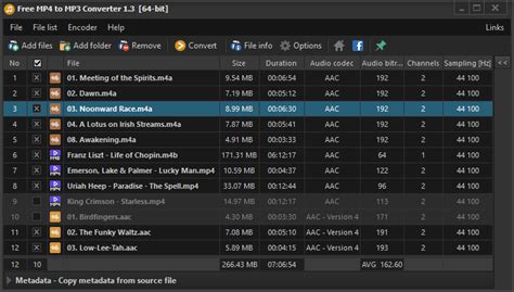 Handbrake is yet another free video converter tool that is compatible with windows, mac os, and linux. Free MP4 to MP3 Converter - Free download and software ...