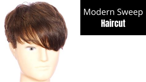 Modern Sweeping Haircut Tutorial Thesalonguy Youtube