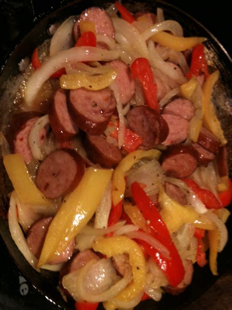 Submitted 4 years ago by slorpydiggs. Polish Sausage, Peppers and Onions Sandwich | AwesomeBites