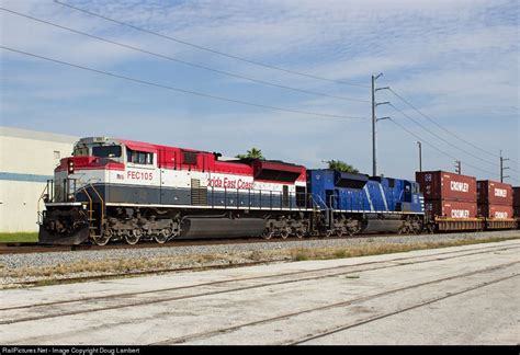 Fec 105 Florida East Coast Railroad Fec Emd Sd70m 2 At Fort