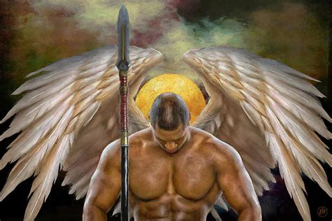 Angel Warrior Digital Art By Rick Wiles Pixels