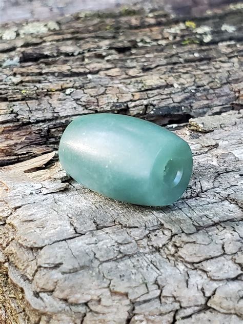 Burmese Blue Jadeite Bead 15mm X 105mm Etsy Jadeite Beads Jade