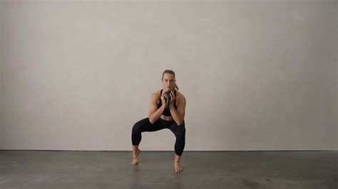 Goblet B Stance Squat Video Instructions And Variations