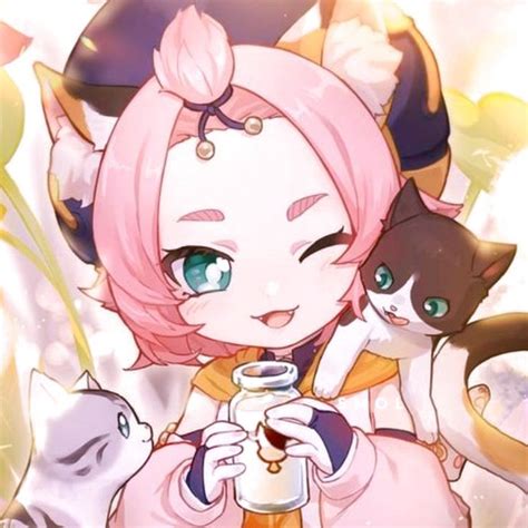 🌸 — Diona ˚₊ In 2021 Aesthetic Anime Anime Cat Girl