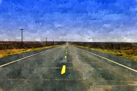 Open Road Painting By Duende Artworks Fine Art America