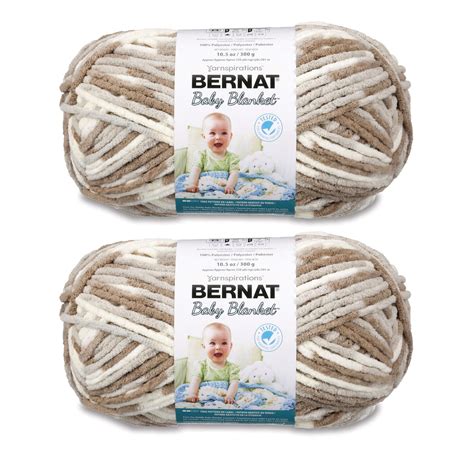 Bernat Baby Blanket Little Sandc Yarn 2 Pack Of 300g105oz