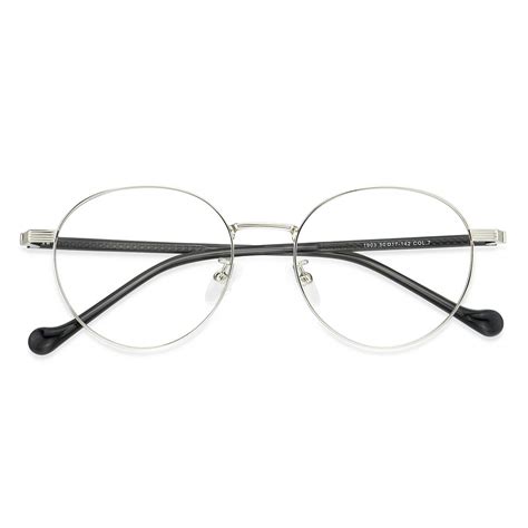 1903 round white eyeglasses frames leoptique