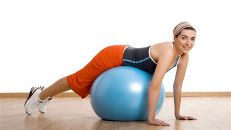 6 easy gym ball exercises for lower back stretches and strengthening core muscles