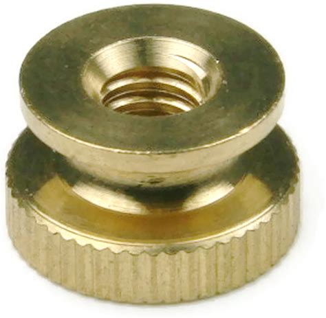 Brass Solid Knurled Thumb Nut Unc 14 20 Qty 25 46737863341 Ebay