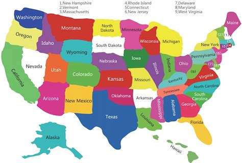 50 States Map Study Guide Printable Free Printable Download