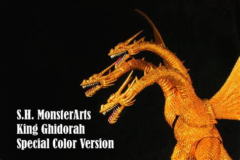 S H MonsterArts King Ghidorah Special Color Version Unboxing YouTube
