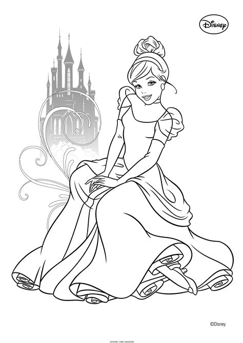 Während die kleinen abenteurer die ausmalbilder der zierlichen feen und elfen mit farbe füllen, tauchen sie in die welt der mythologie und zauberei ein. Malvorlagen Cinderella | Ausmalbilder