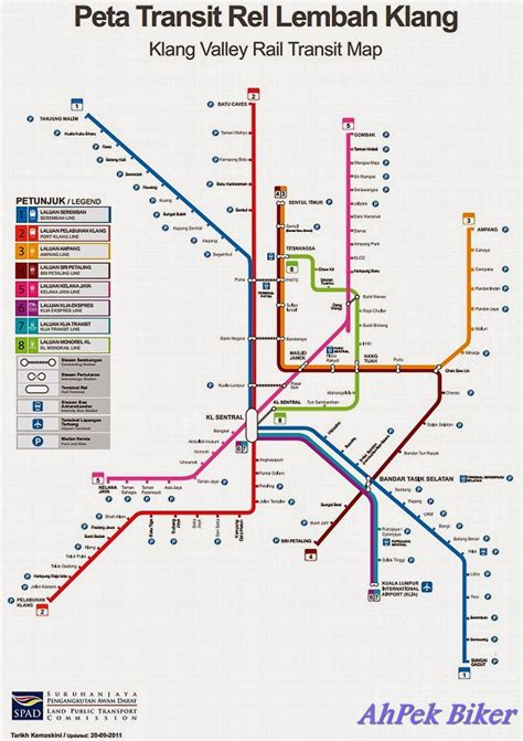 Klang valley integrated transit map. AhPek Biker - Old Dog Rides Again: Bringing Folding Bikes ...