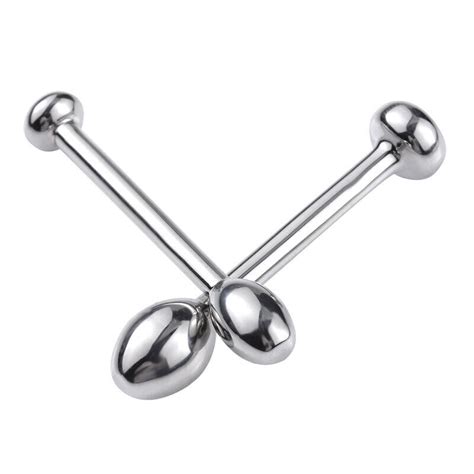 metal urethral stretching penis solid plug stainless steel dilator sounding ebay