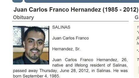 Photos 2012 Salinas Homicide Victims