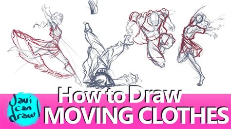 Figuring Out How To Draw Moving Clothes Youtube