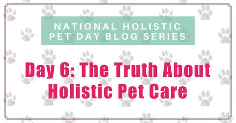 Quality integrative medicine with an emphasis on naturopathic care. National Holistic Pet Day - The truth about Holistic Pet Care