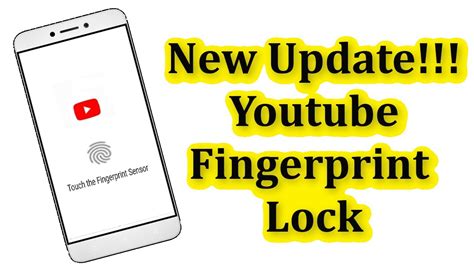 How To Set Fingerprint Lock On Youtube Android Mobile Youtube