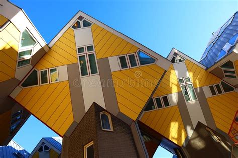 Architecture Cubic Houses Rotterdam Netherlands Editorial Stock Photo