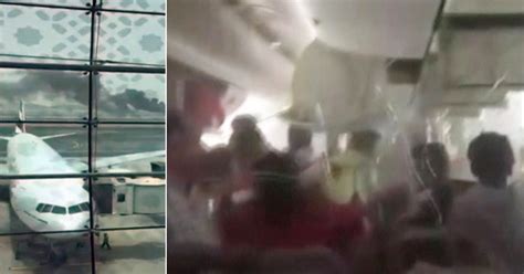 Footage Shows Passengers Screaming As Emirates Plane Crashes In Dubai