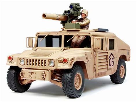 135 Tamiya M1046 Humvee Tow Missile Carrier English Color Guide