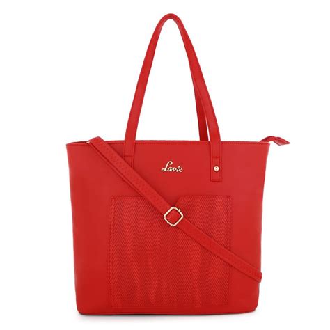 Lavie Kabuki Lg Vt Tote Plastic Handbag - Red: Buy Lavie Kabuki Lg Vt ...