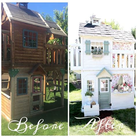 best mom ever creates world s cutest playhouse for her daughter play houses build a playhouse