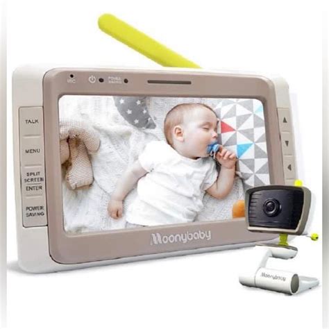 Moonybaby Wide View 50 Baby Monitor With Camera And Audio No Wifi 5