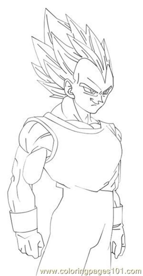 Vegeta1lineart By Imran Ryo Coloring Page For Kids Free