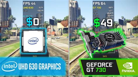 Intel Uhd 630 Vs Gt 730 Gddr5 Test In 7 Games Youtube