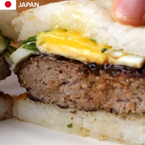 Japanese Rice Burger Recipe By Maklano