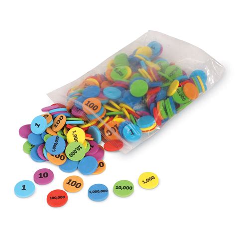 Learning Resources Place Value Disks Set Of 280 Educanda