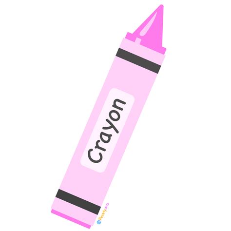 Free Pink Crayon Clipart Royalty Free Pearly Arts