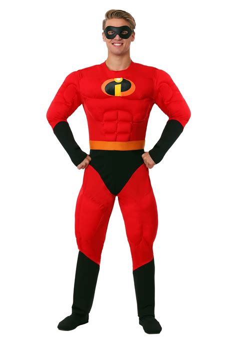 Mr Incredible Superhero Costume Adult Disney Costumes For Halloween