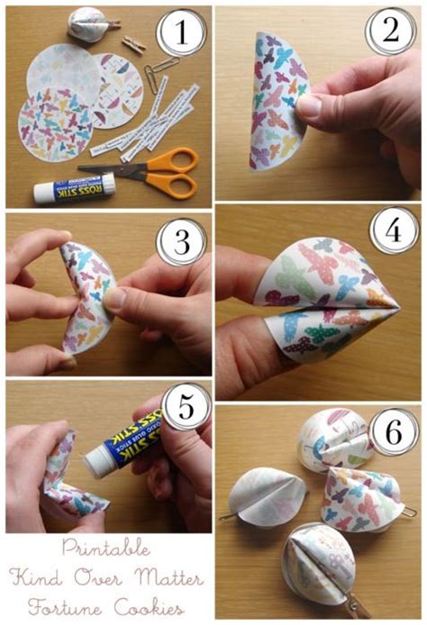 Paper Fortune Cookies With Images Fortune Cookie Crafts Crafts