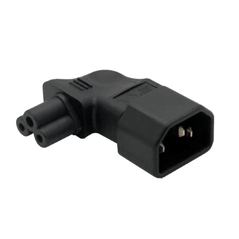 Pcs Iec C Female To C Micky Vertical Left Angle Power Adapter C To C Ac Plug