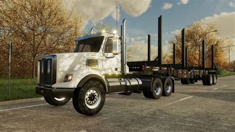 Freightliner Coronado 122sd Semi Truck V1 0 Fs22 Simulator Games Mods
