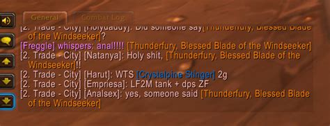 2 Anal Thunderfury Blessed Blade Of The Windseeker Rclassicwow