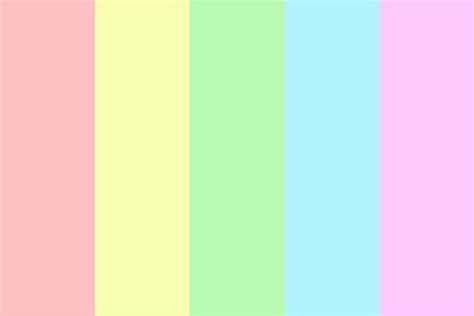 17 examples of pastel colors. Rainbow Pastel Color Palette | Pastel colour palette ...