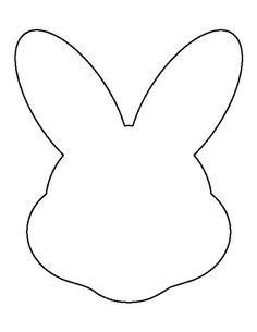 Free printable easter bunny face pattern. Pin by Sierra Rochester on Paper/scrapbook crafts | Easter ...