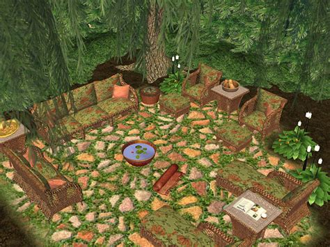 Mod The Sims Tarox Garden Set 2 Recolors 4 Full Sets