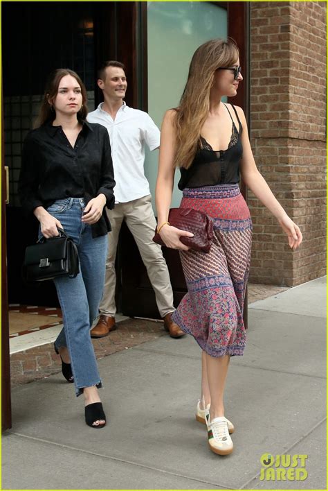 We did not find results for: Dakota Johnson Dons Semi-Sheer Top for Dinner With Sister ...