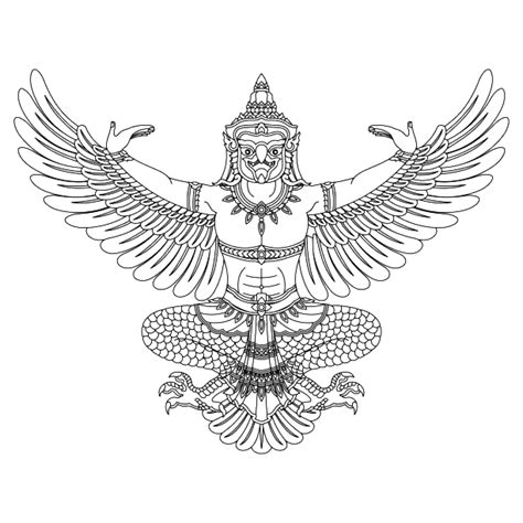 Hanuman Emblem Of Thailand Garuda Wisnu Kencana Cultural Park Png Free