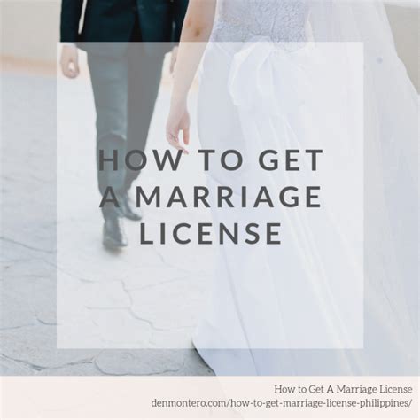 How To Get Your Marriage License Here In The Philippines