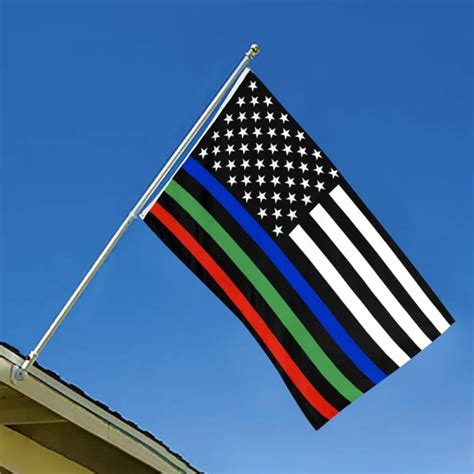 What Is The American Flag With Blue Green And Red Stripes About Flag
